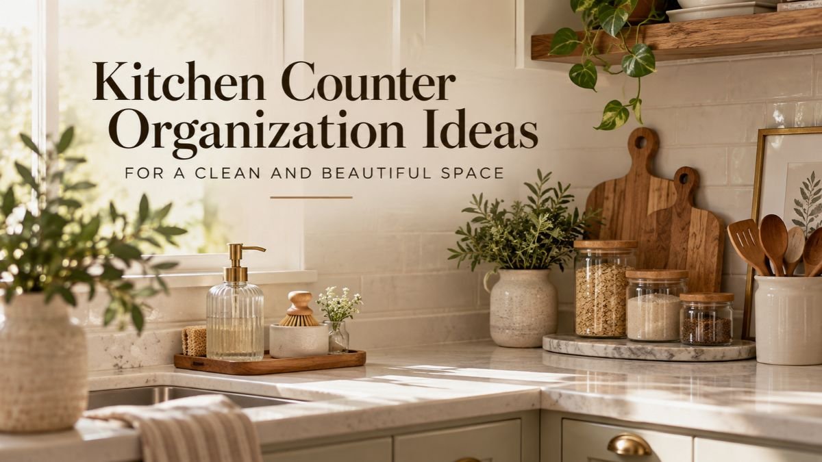 Kitchen Counter Organization Ideas for a Clean and Beautiful Space