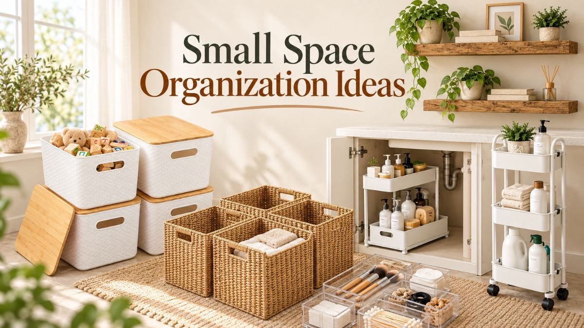 Small Space Organization Ideas That Actually Save Room